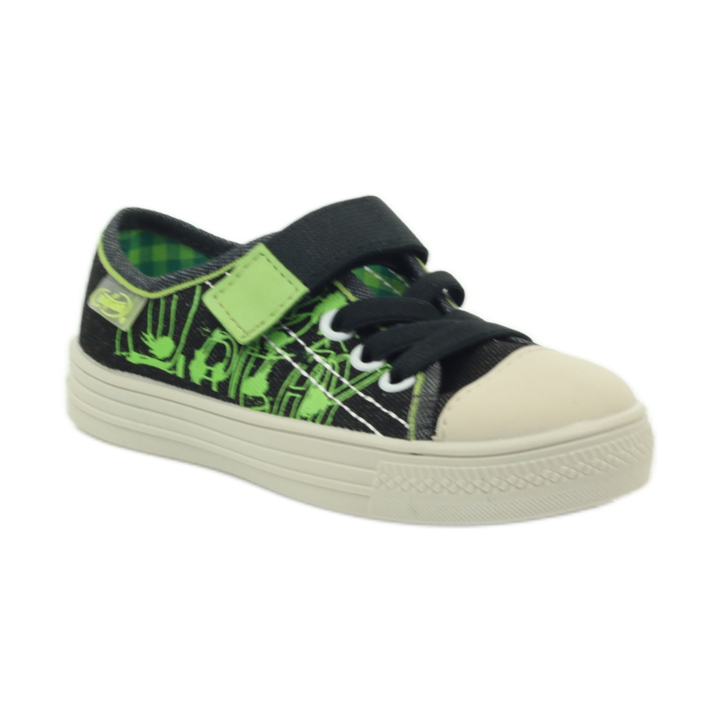 Deportivas negras Befado 429x005 negro verde 1