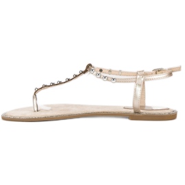 Via Giulia  Sandalias planas beige 4