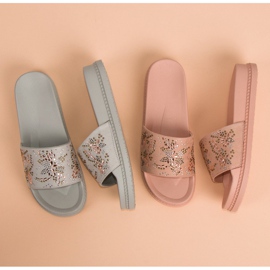 Chanclas de mujer rosado 1