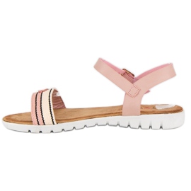 Top Shoes Sandalias casuales de mujer rosado 3