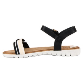 Top Shoes Sandalias casuales de mujer negro 4