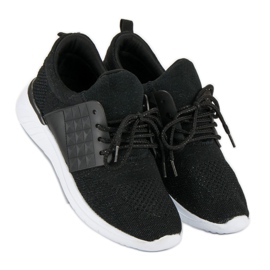 Sport zapatillas deportivas ligeras negro 5