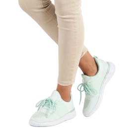 Sport zapatillas deportivas ligeras verde 1