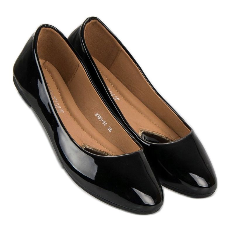 Bailarinas lacadas negro 2
