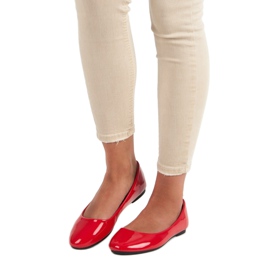 Diamantique Bailarinas lacadas rojo 1