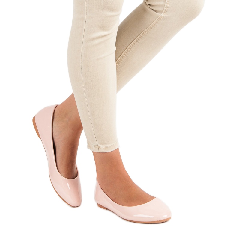 Diamantique Bailarinas lacadas rosado 1