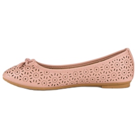Diamantique Bailarinas caladas rosado 3