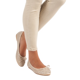 Diamantique Bailarinas caladas marrón 1