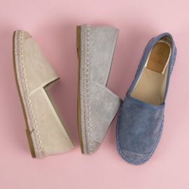 Best Shoes Alpargatas ante azul 1
