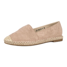 Best Shoes Alpargatas ante beige 3