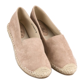 Best Shoes Alpargatas ante beige 5