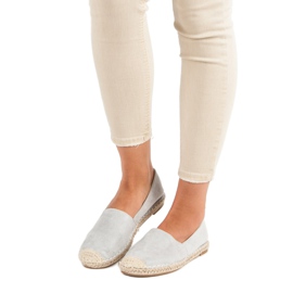 Best Shoes Alpargatas ante gris 7