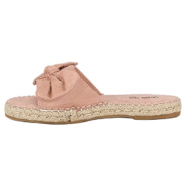 Queen Vivi Chanclas alpargatas ante rosado 5