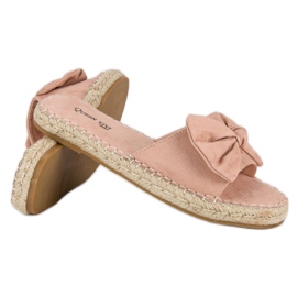 Queen Vivi Chanclas alpargatas ante rosado 6
