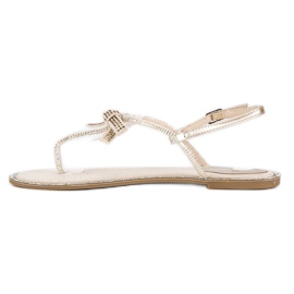 Via Giulia  Chanclas elegantes marrón 4