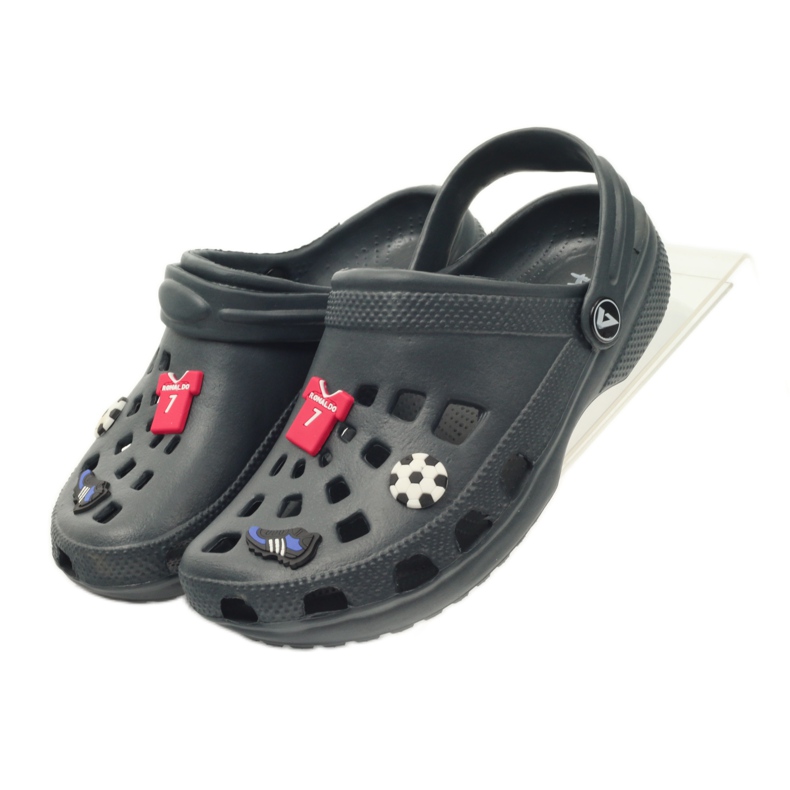 American Club Pantuflas infantiles americanas kroks de Ronaldo multicolor 4