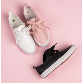 Seastar Zapatillas con estilo atadas con una cinta rosado 11