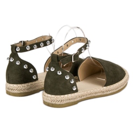 Bestelle Alpargatas verde oscuro 4