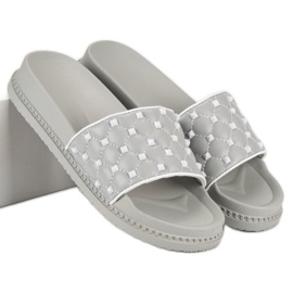 Zapatillas de mujer con estilo gris 5