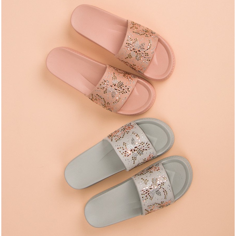 Chanclas de mujer gris 1