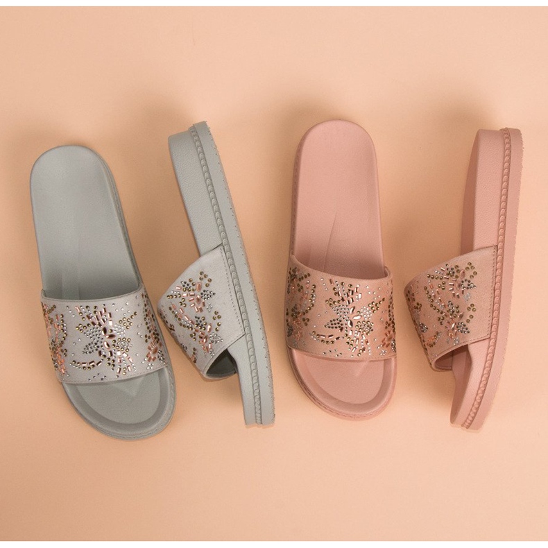 Chanclas de mujer gris 2