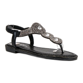 Abloom Sandalias elegantes negro 4