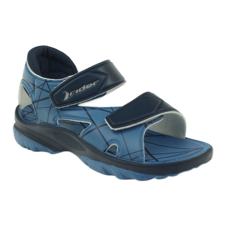 Sandalias azules Rider velcro calzado infantil azul marino 1