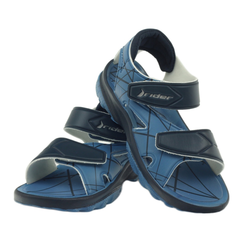 Sandalias azules Rider velcro calzado infantil azul marino 3