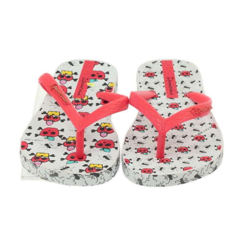 Zapatillas zapatillas niños Ipanema 81264 chanclas para agua blanco rojo 5