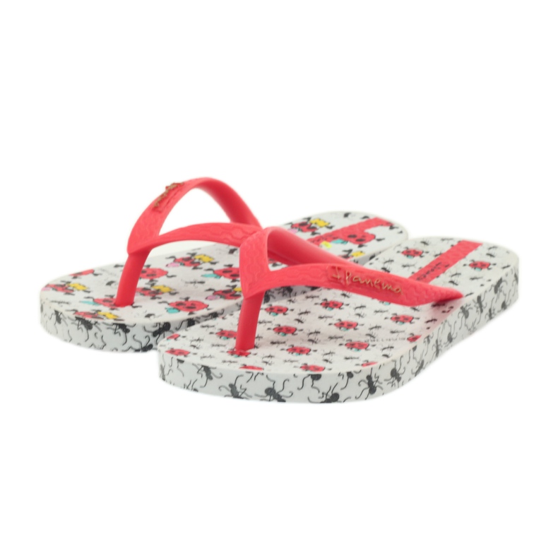 Zapatillas zapatillas niños Ipanema 81264 chanclas para agua blanco rojo 4