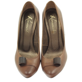 Zapatos de salón Kaniowski 125 de piel marrón 5 Zapatos de salón Kaniowski 125 de piel marrón 5