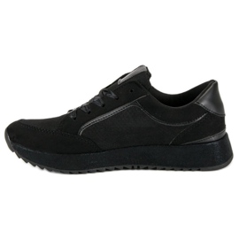 Mckeylor Zapatos deportivos negros atados 4