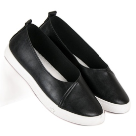 Zapatillas sin cordones negro 4