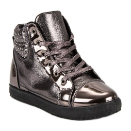 Zapatillas atadas marrón 1