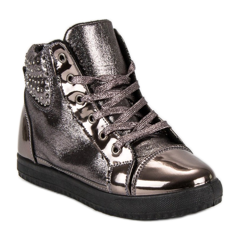 Zapatillas atadas marrón 1