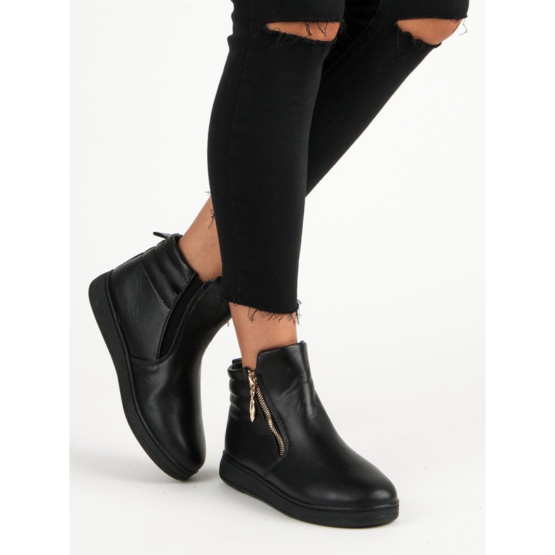 Zapatillas negras por encima del tobillo negro 1 Zapatillas negras por encima del tobillo negro 1