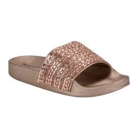 Zapatillas rosas elegantes rosado 2