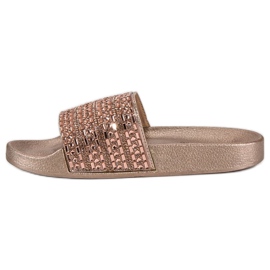Zapatillas rosas elegantes rosado 3
