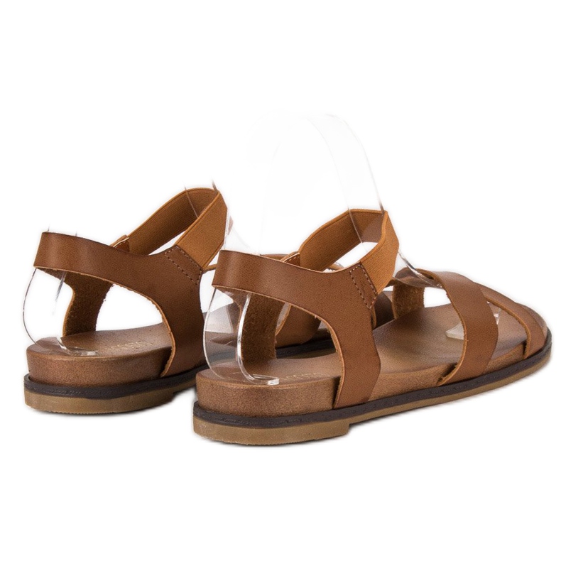 Sandalias marrones de mujer marrón 1