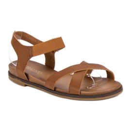 Sandalias marrones de mujer marrón 4