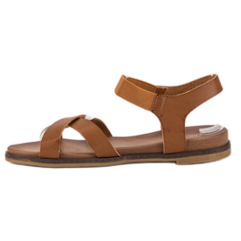 Sandalias marrones de mujer marrón 5