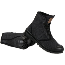 Mckeylor Bolsos de tela para mujer negro gris 3