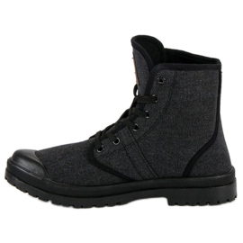 Mckeylor Bolsos de tela para mujer negro gris 6