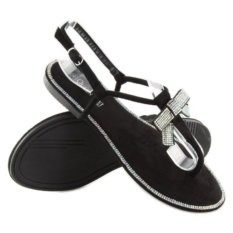 Sandalias ante negro 218-120 2