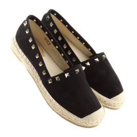 Alpargatas con tachuelas negras BB12P negro 3