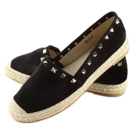 Alpargatas con tachuelas negras BB12P negro 4