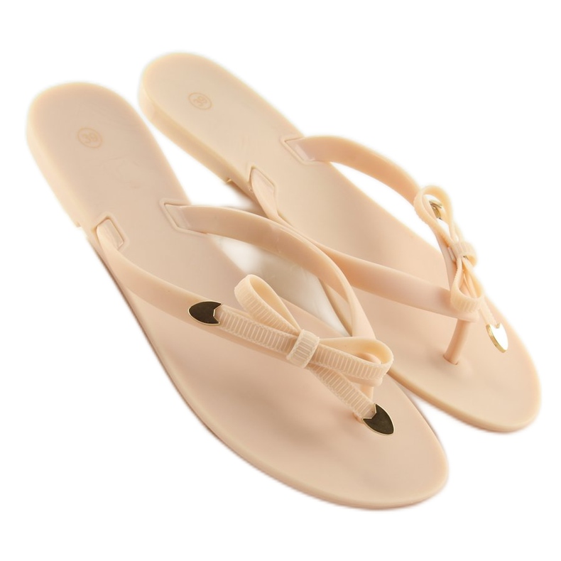 Chanclas meliski beige D2D nude 1