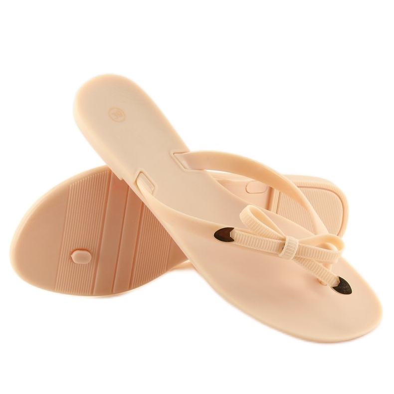 Chanclas meliski beige D2D nude 2