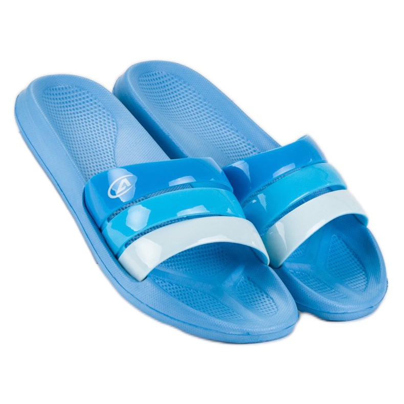 American Club Zapatillas de piscina americanas azul 1 American Club Zapatillas de piscina americanas azul 1