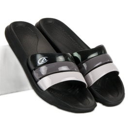 American Club Zapatillas de piscina americanas negro 2